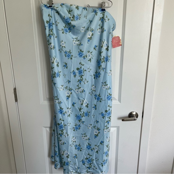 NEW Arula Blue Floral Maxi Dress Plus Size 1X / A NWT - Picture 5 of 7